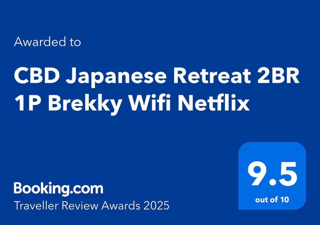 Apartamento Cbd Japanese Retreat 2Br 1P Brekky Wifi Netflix Camberra Exterior foto
